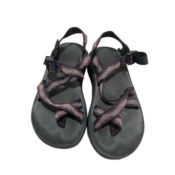 Chacos Men's Z/1 Yampa Sandals Size 9 Navy Red White Adjustable Straps - Picture 8 of 10